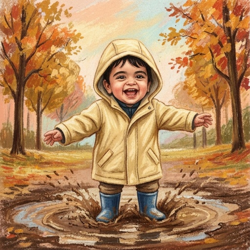 Cosy Painterly illustration style