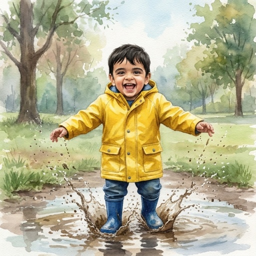 Watercolour Storybook illustration style